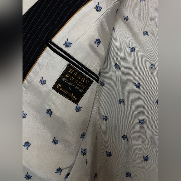 Mens Large Harry Rosen VINTAGE 2 Piece Suit - Picture 4 of 7